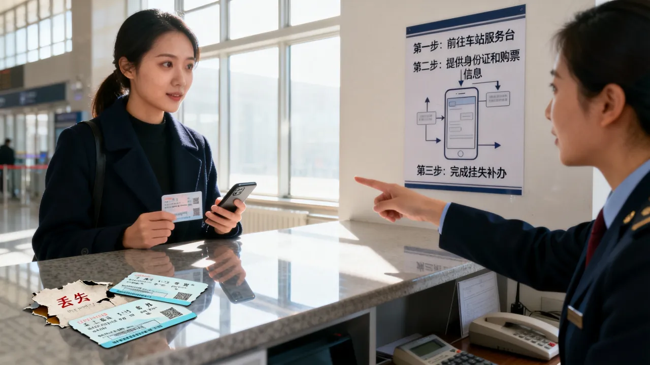 车票丢失如何处理,车票丢失后如何挂失补办车票?