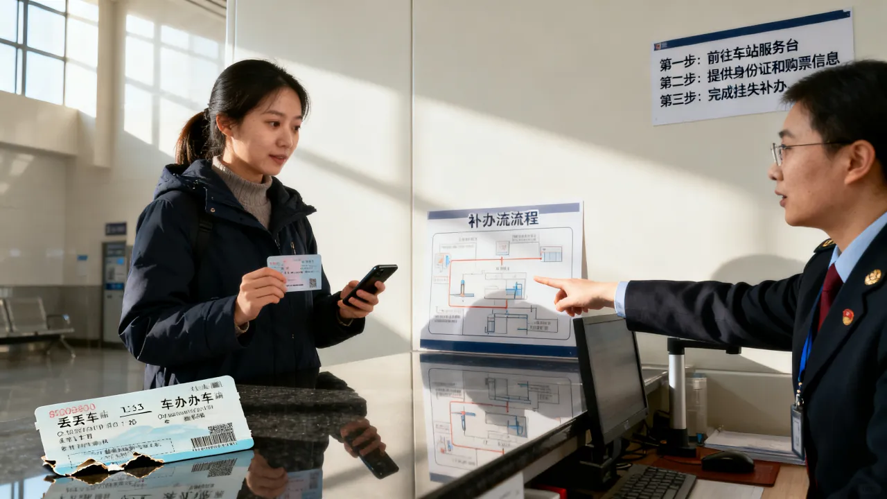 车票丢失如何处理,车票丢失后如何挂失补办车票?-图3 车票丢失如何处理,车票丢失后如何挂失补办车票?-图3