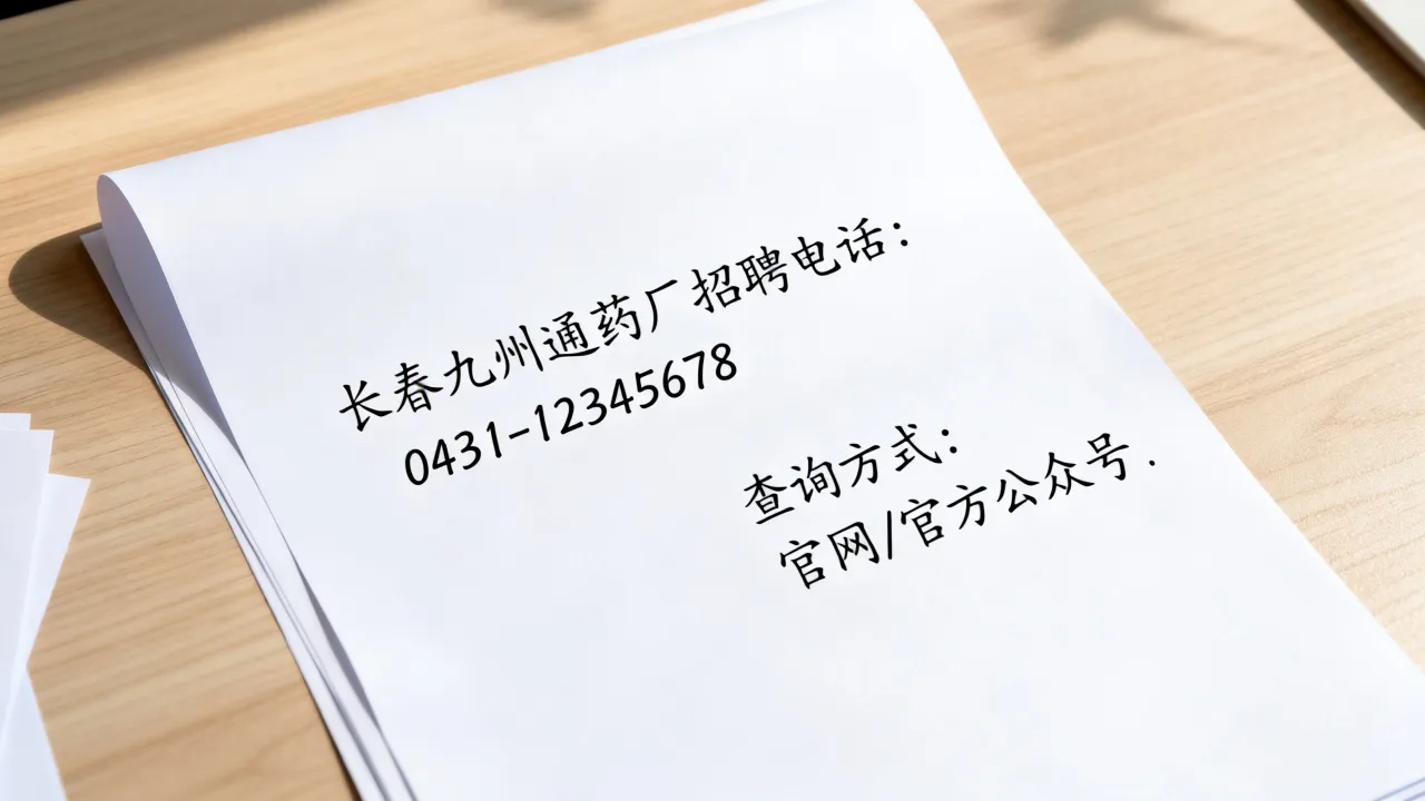 长春九州通药厂招聘电话是多少,如何查询?-图2 长春九州通药厂招聘电话是多少,如何查询?-图2