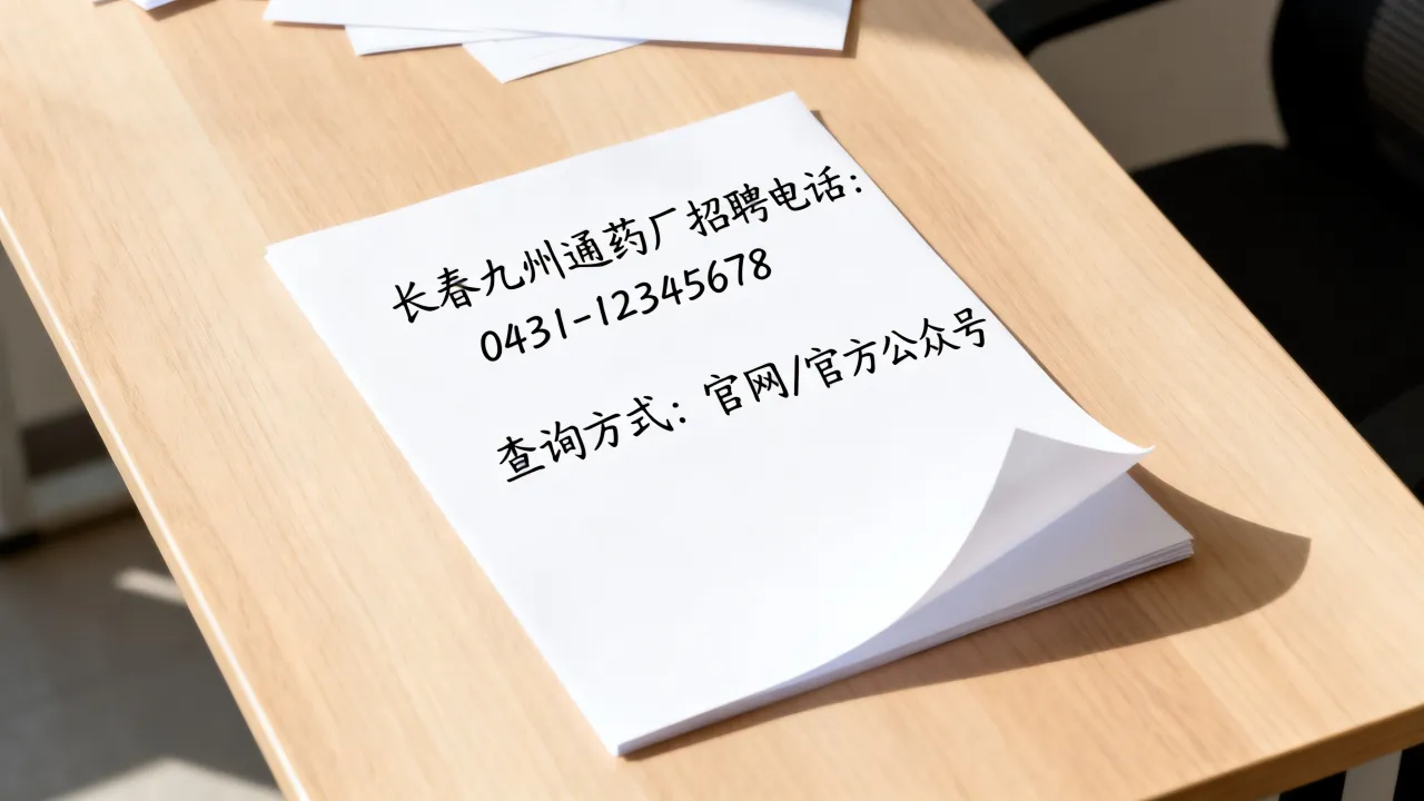 长春九州通药厂招聘电话是多少,如何查询?-图3 长春九州通药厂招聘电话是多少,如何查询?-图3