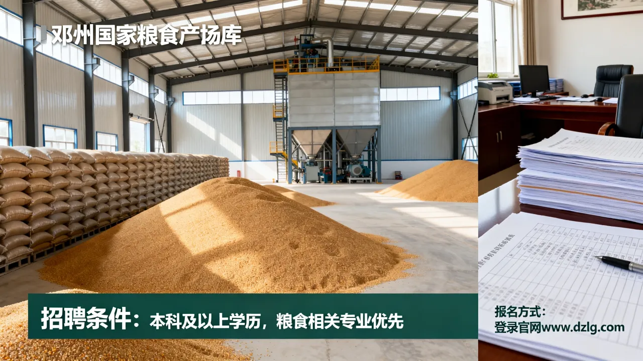 邓州国家粮食储备库招聘条件是什么,怎么报名?-图2 邓州国家粮食储备库招聘条件是什么,怎么报名?-图2