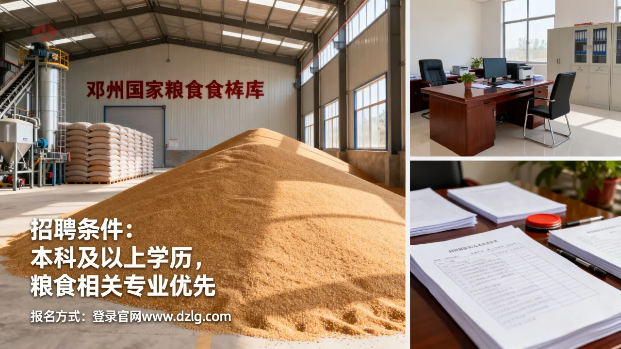 邓州国家粮食储备库招聘条件是什么,怎么报名?-图3 邓州国家粮食储备库招聘条件是什么,怎么报名?-图3