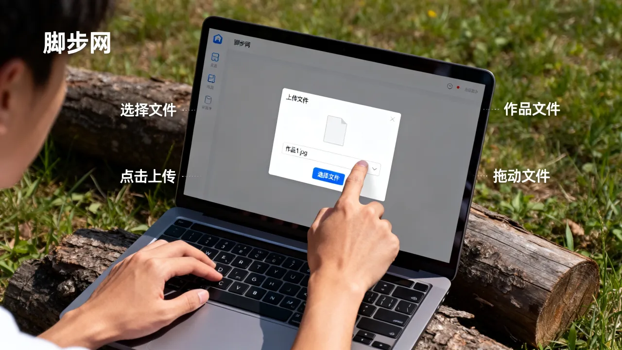 脚步网怎么上传,脚步网怎么上传作品文件?-图3 脚步网怎么上传,脚步网怎么上传作品文件?-图3