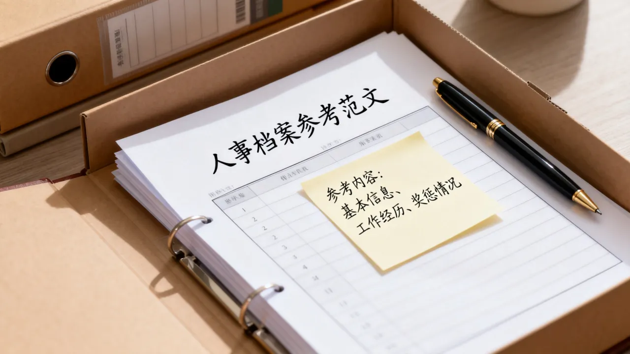 人事档案参考怎么写,人事档案参考范文模板哪里找?-图2 人事档案参考怎么写,人事档案参考范文模板哪里找?-图2