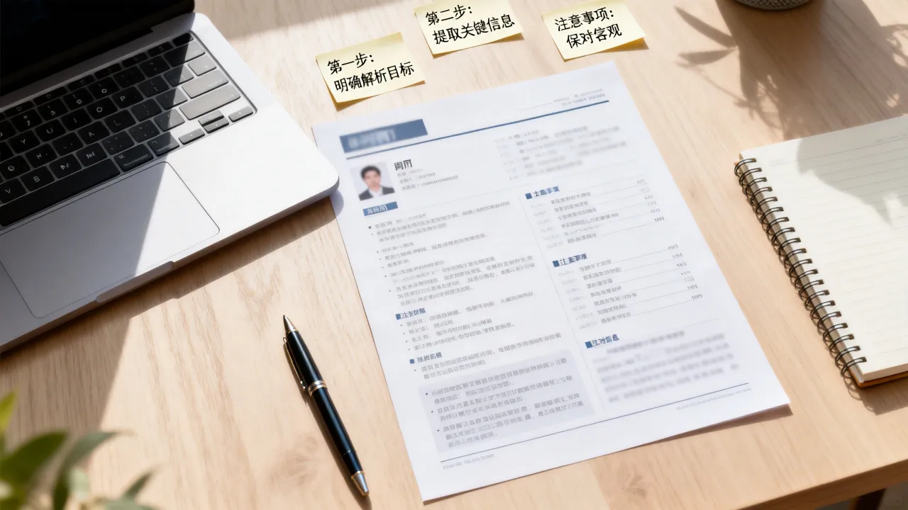 简历解析怎么写,简历解析的步骤和注意事项有哪些?-图2 简历解析怎么写,简历解析的步骤和注意事项有哪些?-图2