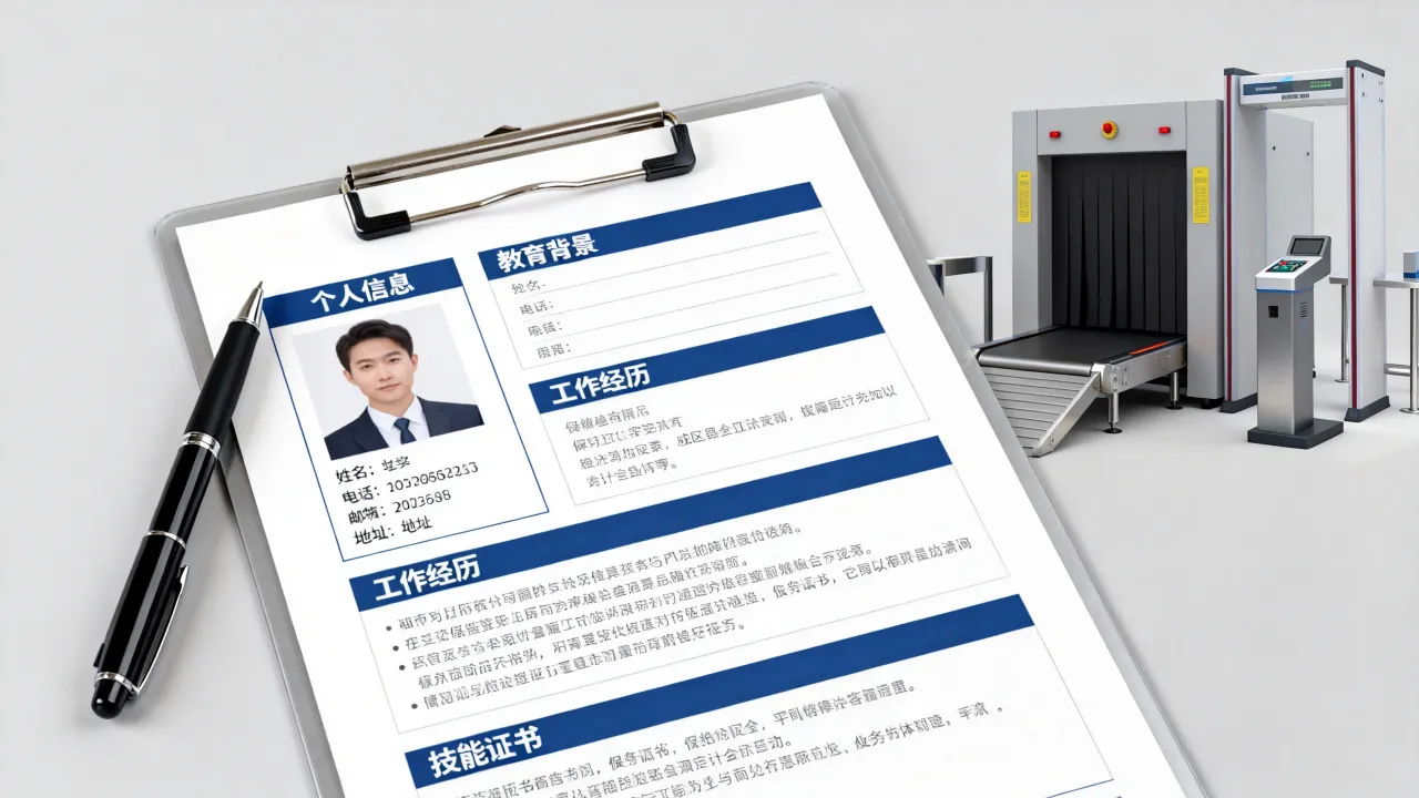 安检简历怎么写,有哪些写作技巧和关键注意事项?