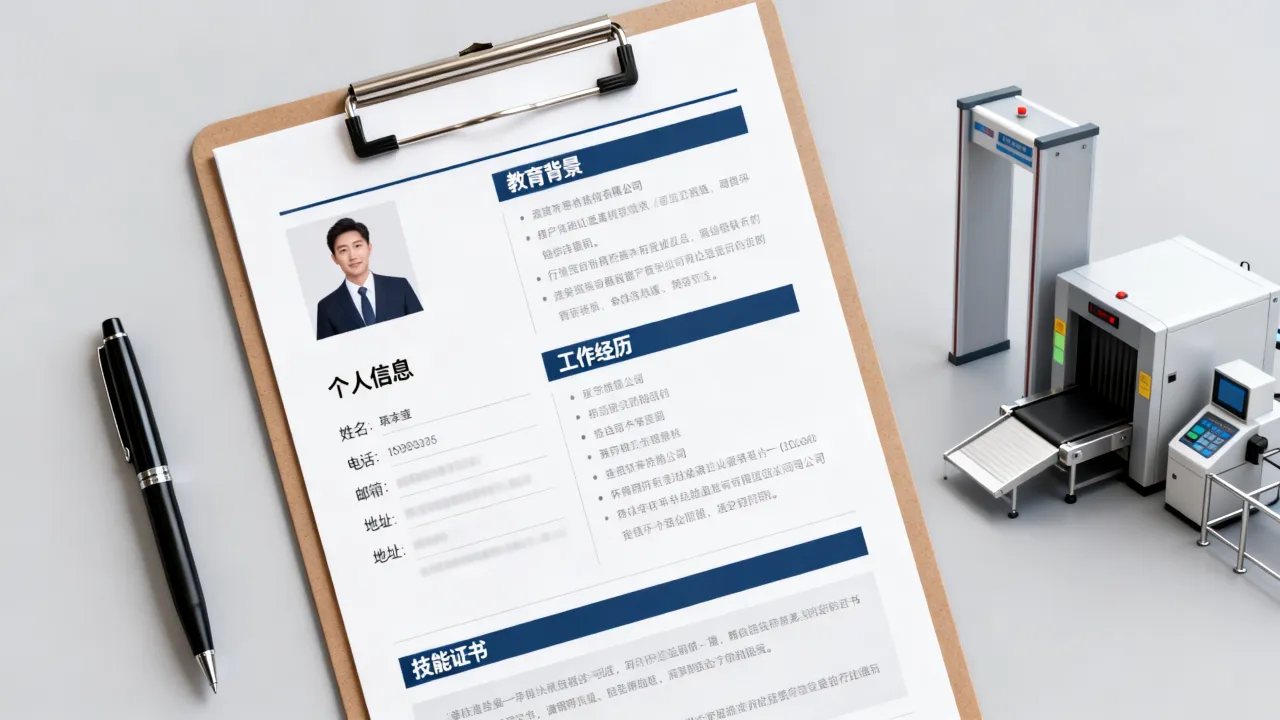 安检简历怎么写,有哪些写作技巧和关键注意事项?-图2 安检简历怎么写,有哪些写作技巧和关键注意事项?-图2