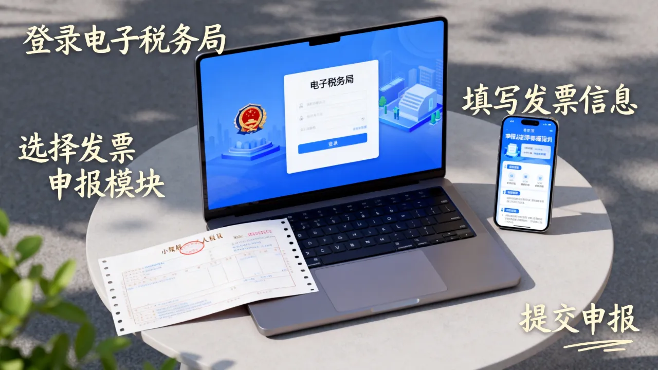 普通发票如何申报,小规模纳税人普通发票网上申报流程是什么?