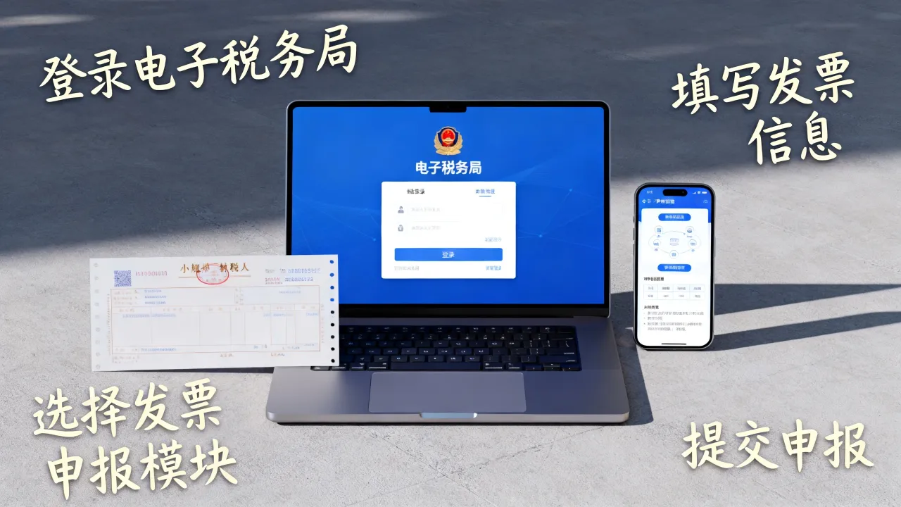 普通发票如何申报,小规模纳税人普通发票网上申报流程是什么?-图2 普通发票如何申报,小规模纳税人普通发票网上申报流程是什么?-图2
