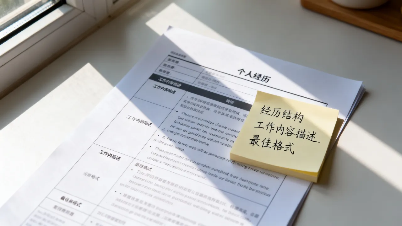 经历结构怎么写，个人履历中工作内容描述的最佳格式是什么？-图2