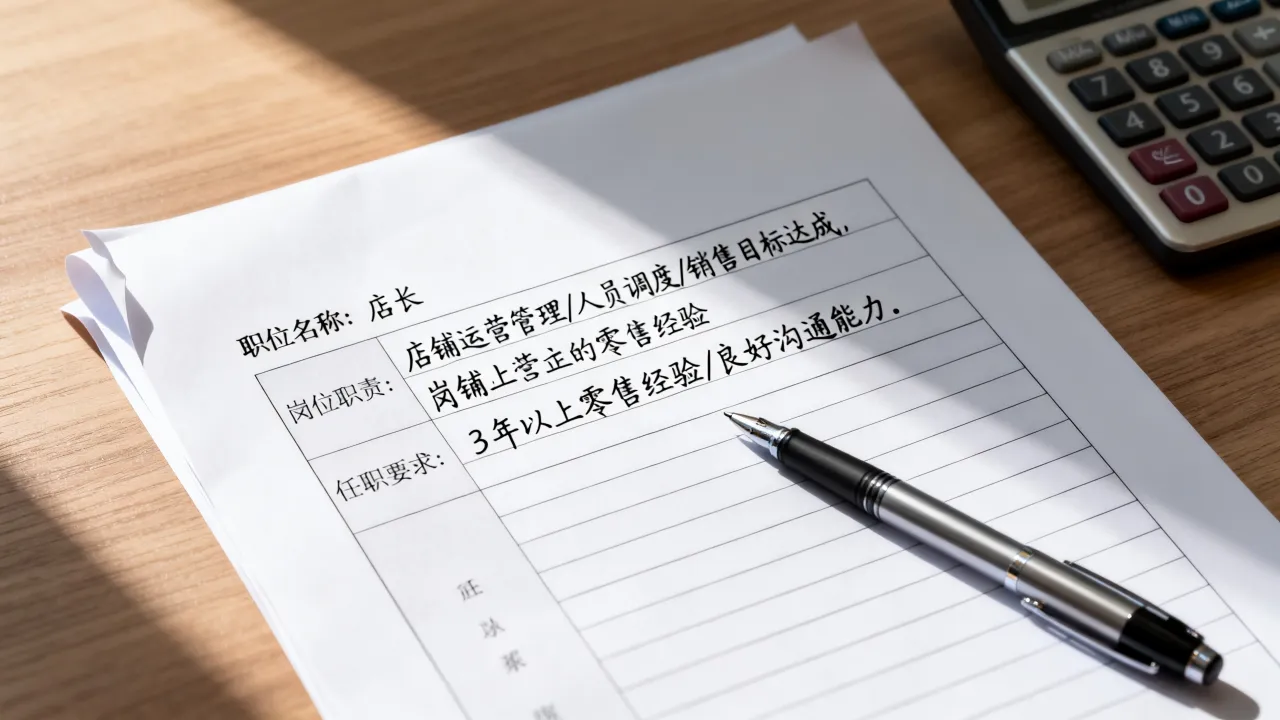 店长职位怎么填,店长职位填写什么内容最合适?-图2 店长职位怎么填,店长职位填写什么内容最合适?-图2