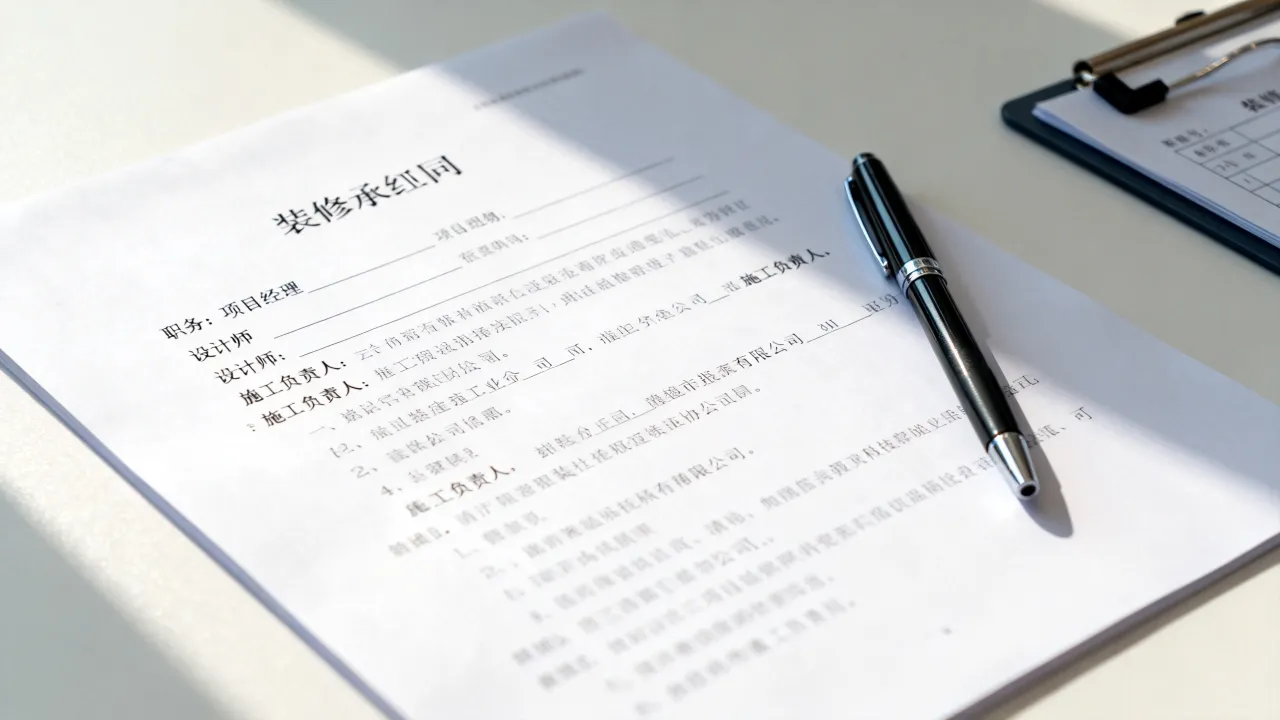 装修职务怎么填，装修承包合同职务栏怎么填写才规范-图2
