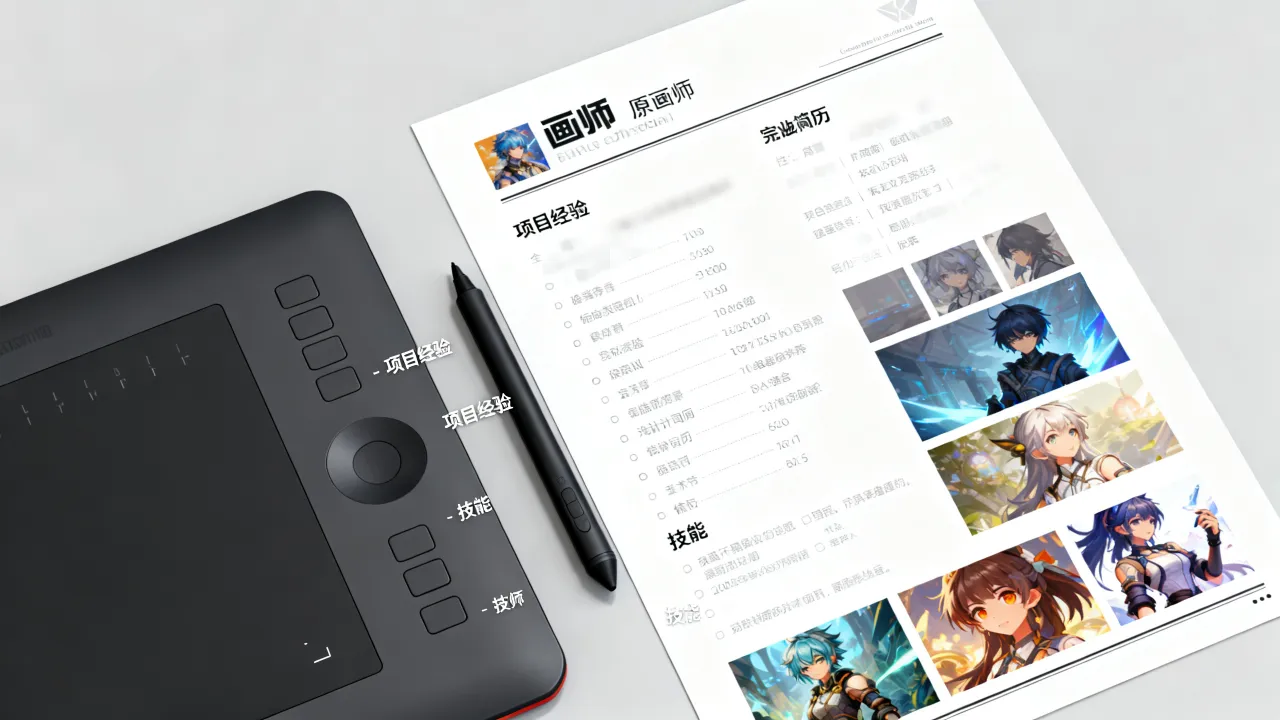 原画怎么写简历，原画师简历项目经验怎么写好-图3