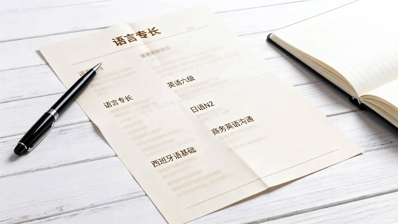 语言专长怎么写,简历语言专长填写技巧有哪些