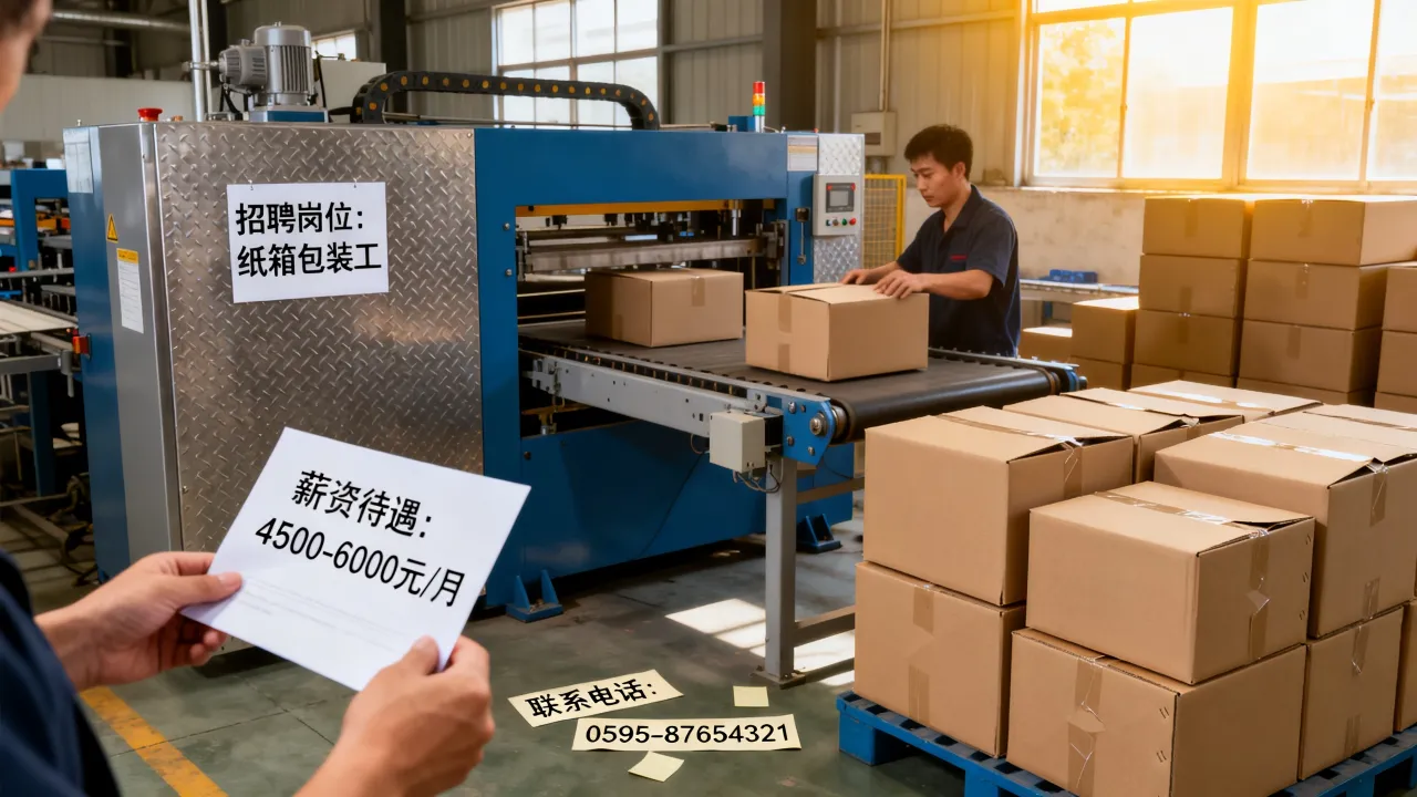 晋江纸箱包装厂招聘信息在哪看？工资待遇怎么样-图2