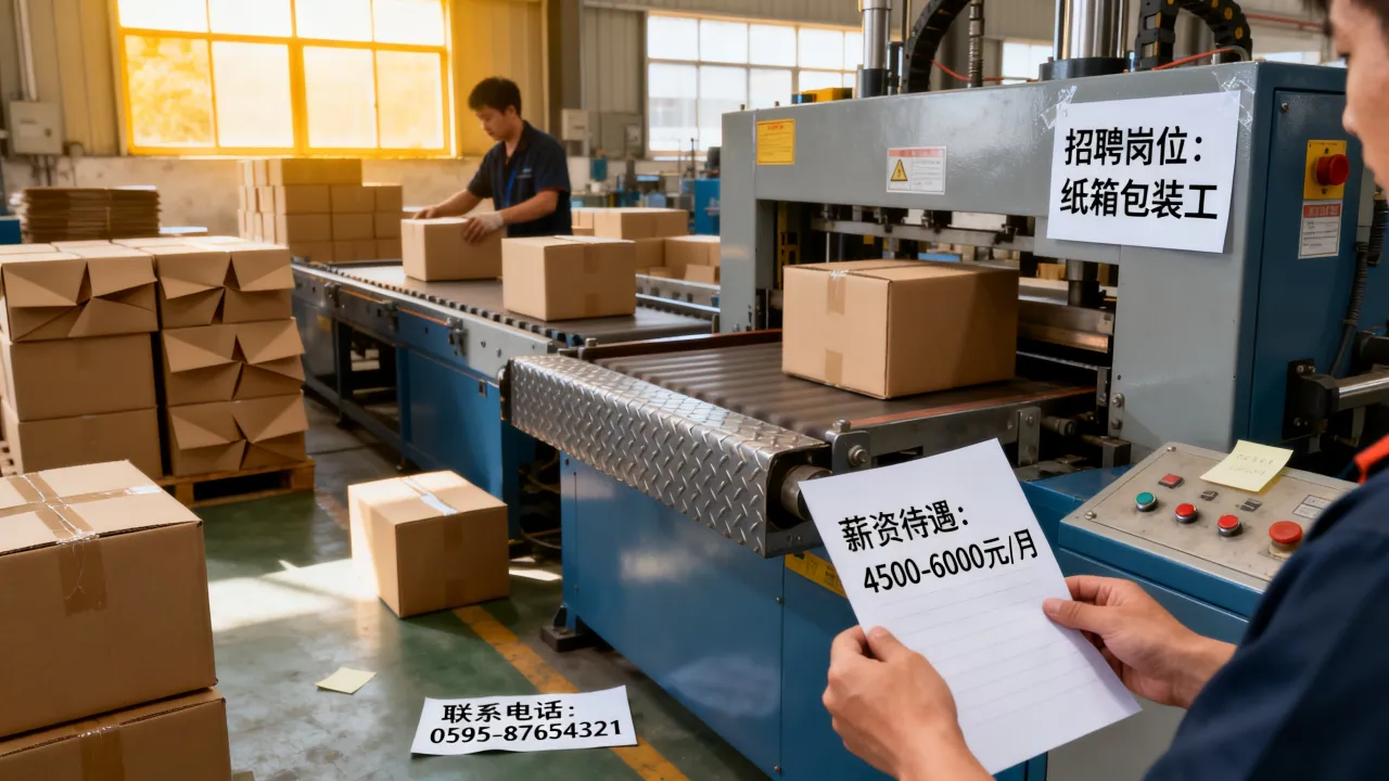 晋江纸箱包装厂招聘信息在哪看？工资待遇怎么样-图3