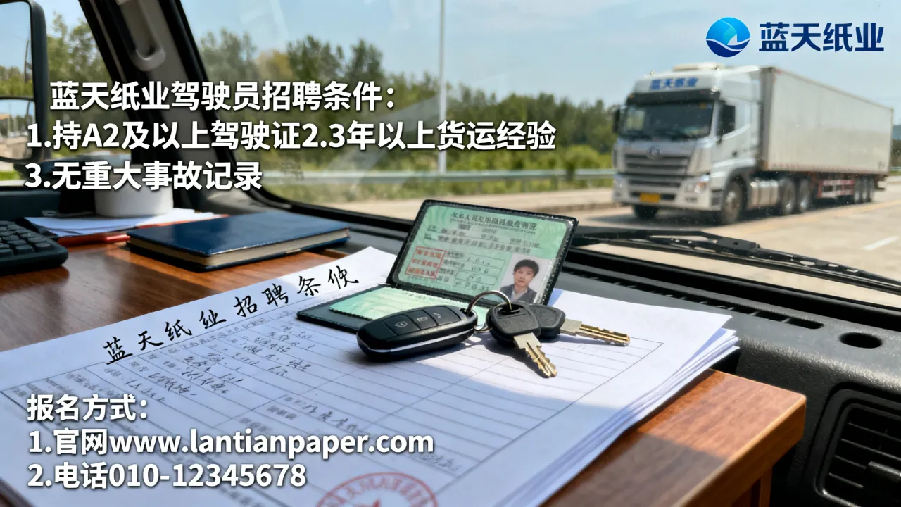 蓝天纸业驾驶员招聘条件有哪些，怎么报名？