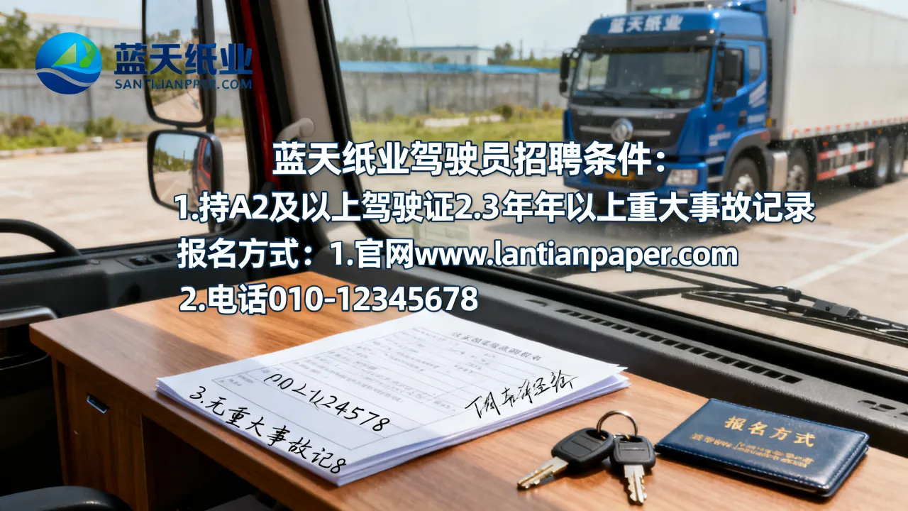 蓝天纸业驾驶员招聘条件有哪些，怎么报名？-图2