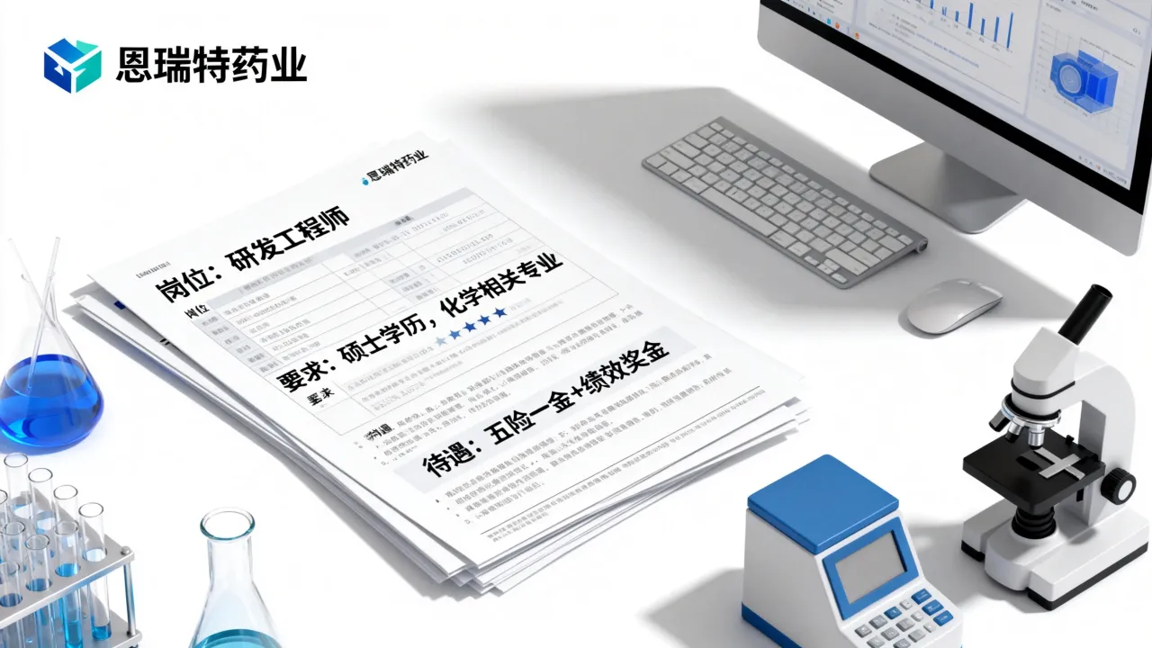 恩瑞特药业有限公司招聘信息有哪些，恩瑞特药业招聘条件是什么