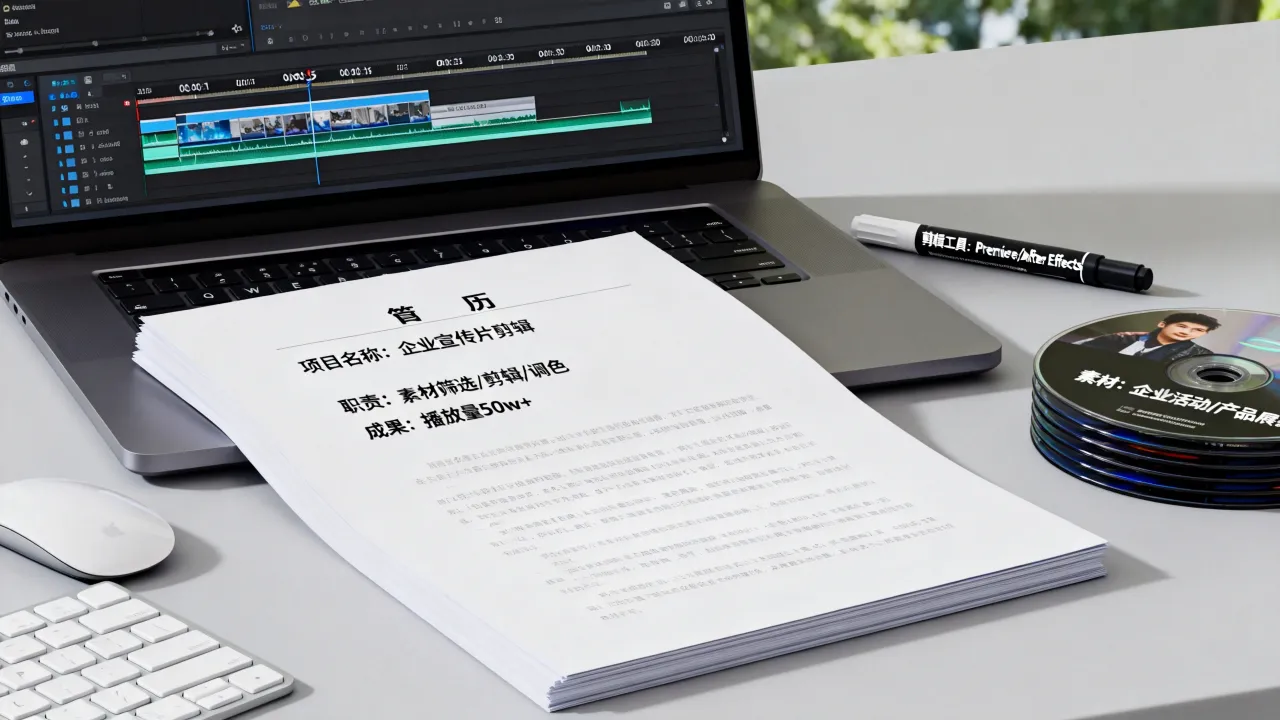 剪辑怎么写简历,视频剪辑师求职简历项目经验如何写?-图1 剪辑怎么写简历,视频剪辑师求职简历项目经验如何写?-图1