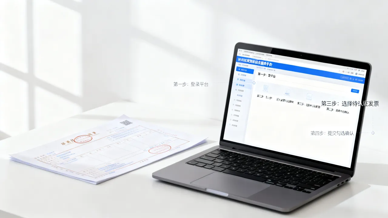进项税发票如何认证,网上勾选认证具体操作步骤