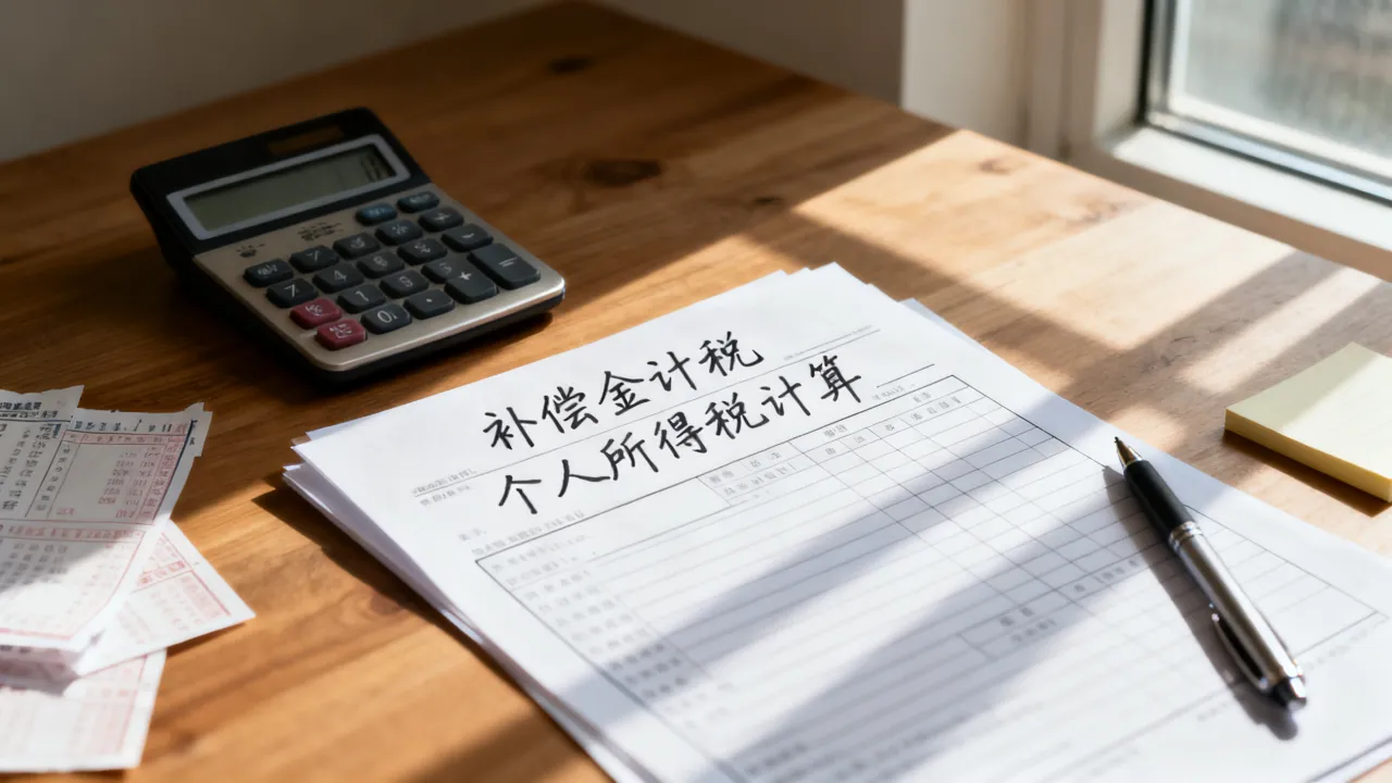 补偿金如何计税,个人所得税怎么算?