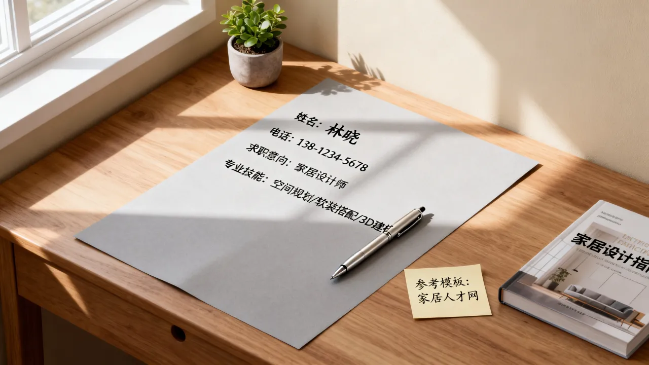 家居简历怎么写，家居简历模板哪里找比较好
