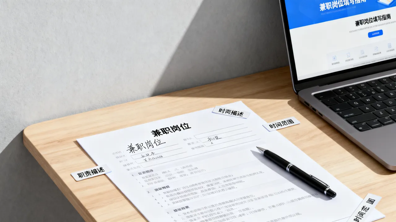 兼职岗位怎么填写？简历兼职岗位怎么填写才正确？
