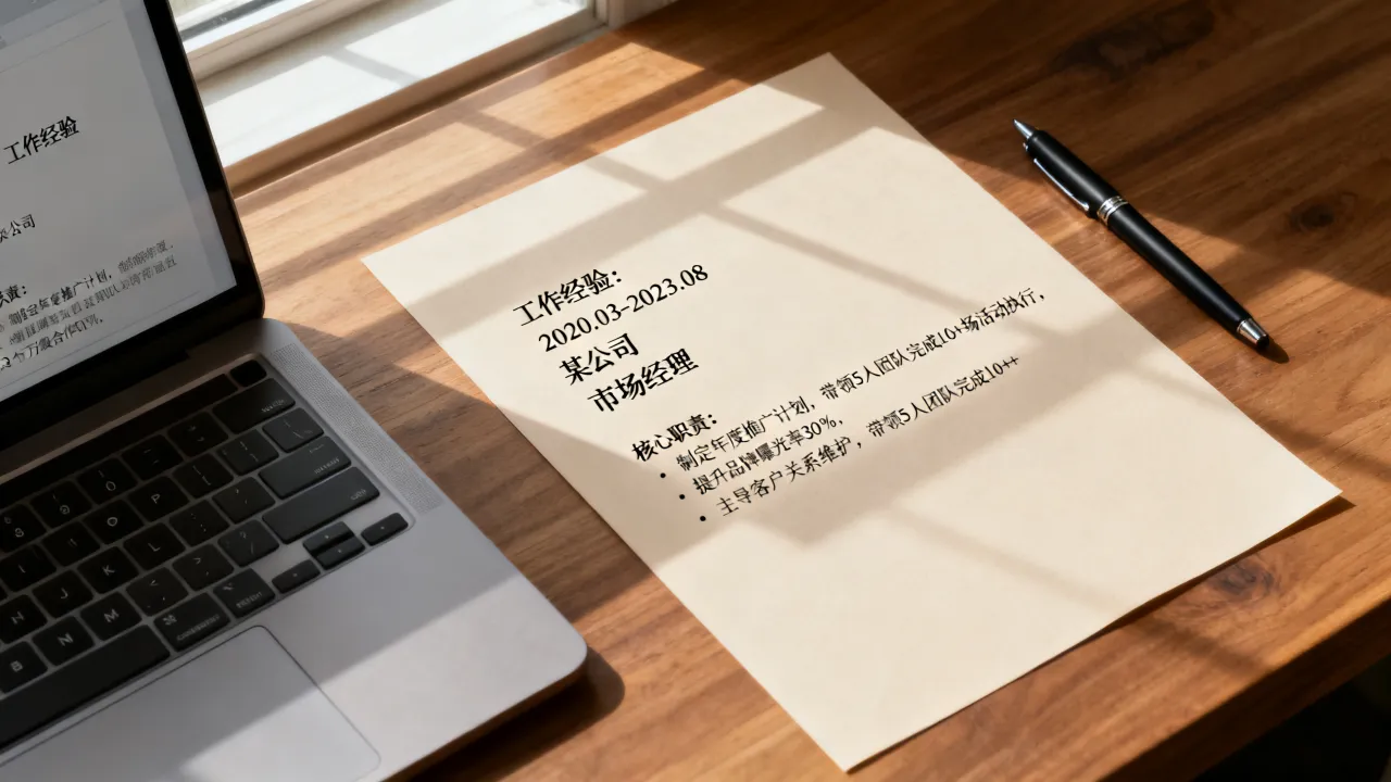 跳槽简介怎么写，跳槽简历中的工作经验怎么写才能突出优势
