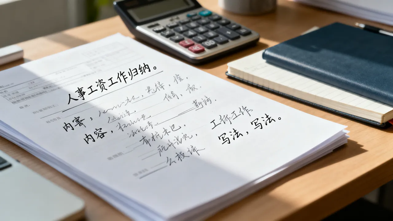 人事工资工作归纳包括哪些内容，人事工资归纳怎么写？