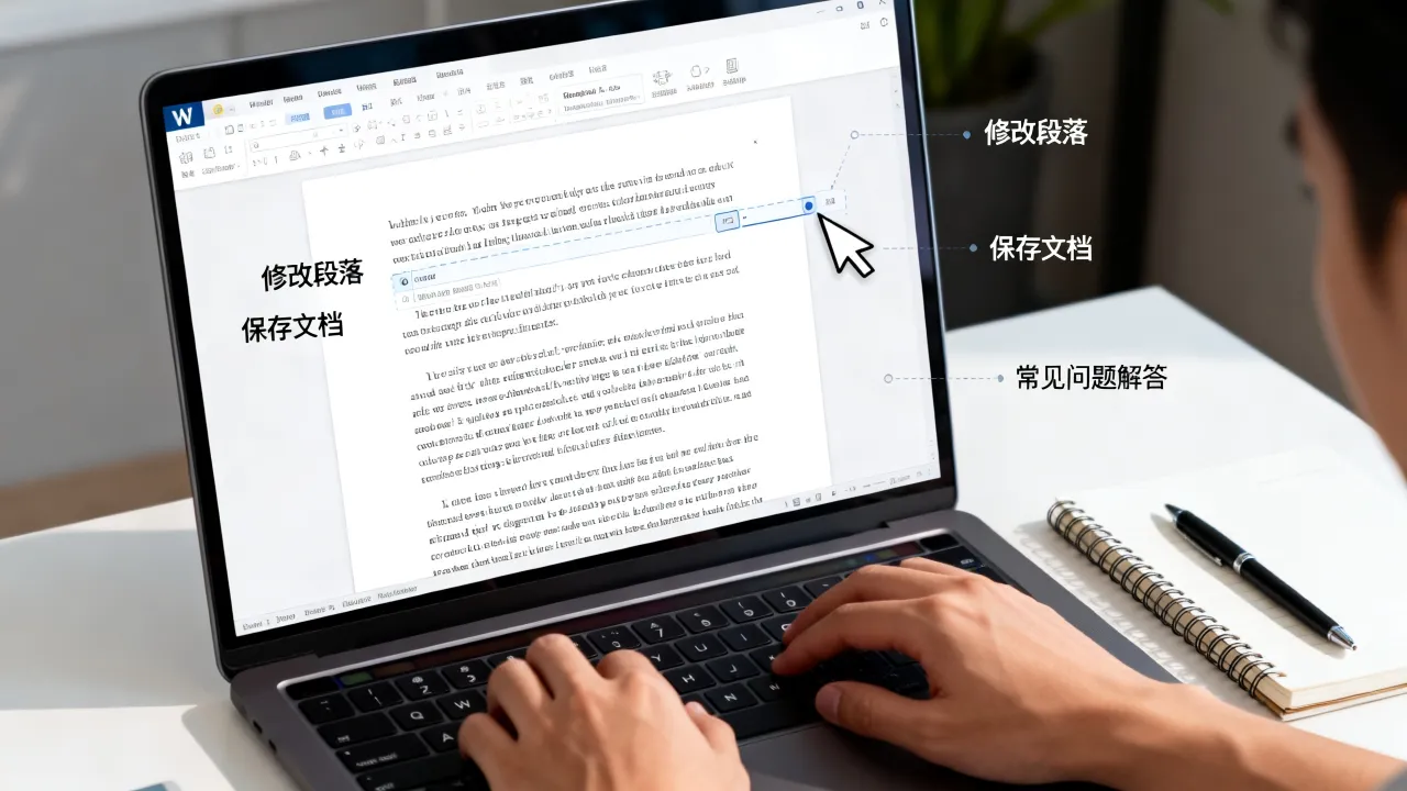 Word怎么改文件内容?Word文件修改方法及常见问题解答-图1 Word怎么改文件内容?Word文件修改方法及常见问题解答-图1