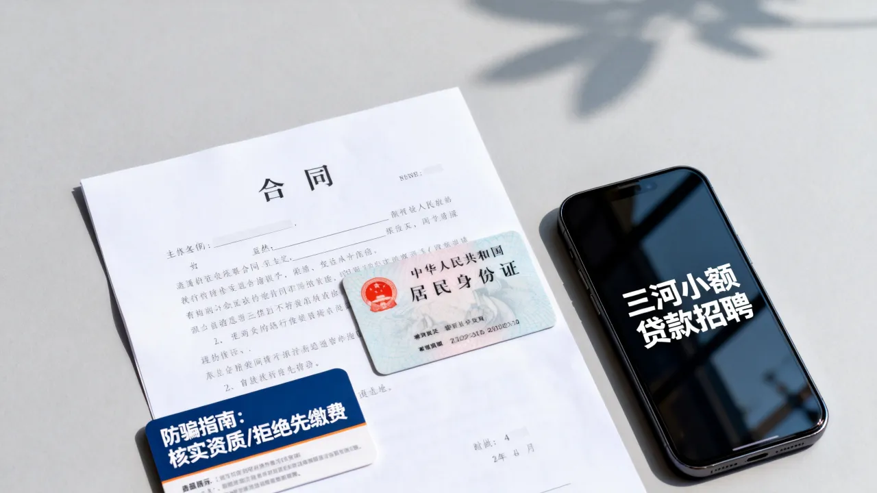 三河小额贷款招聘信息是真的吗，怎么防止被骗？-图1