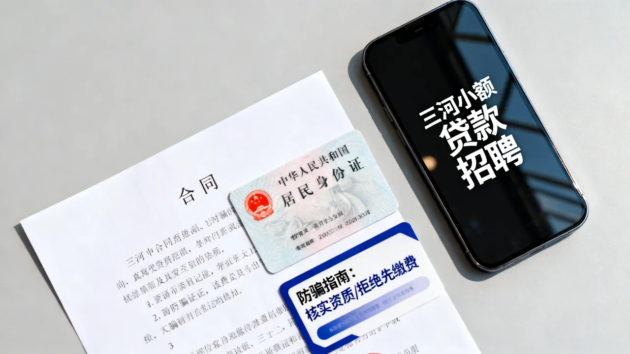 三河小额贷款招聘信息是真的吗，怎么防止被骗？-图2