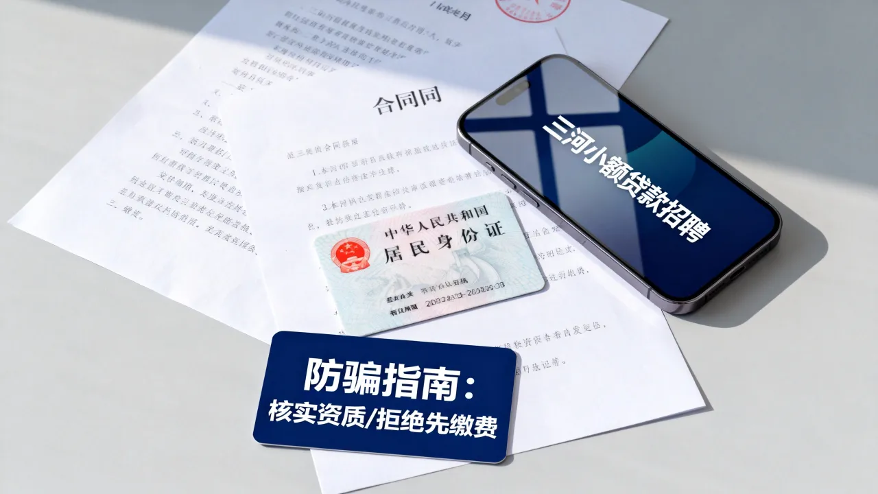 三河小额贷款招聘信息是真的吗，怎么防止被骗？-图3