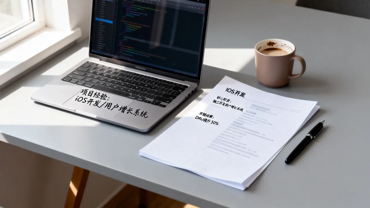 iOS简历怎么写?如何突出项目经验吸引面试官?-图3 iOS简历怎么写?如何突出项目经验吸引面试官?-图3