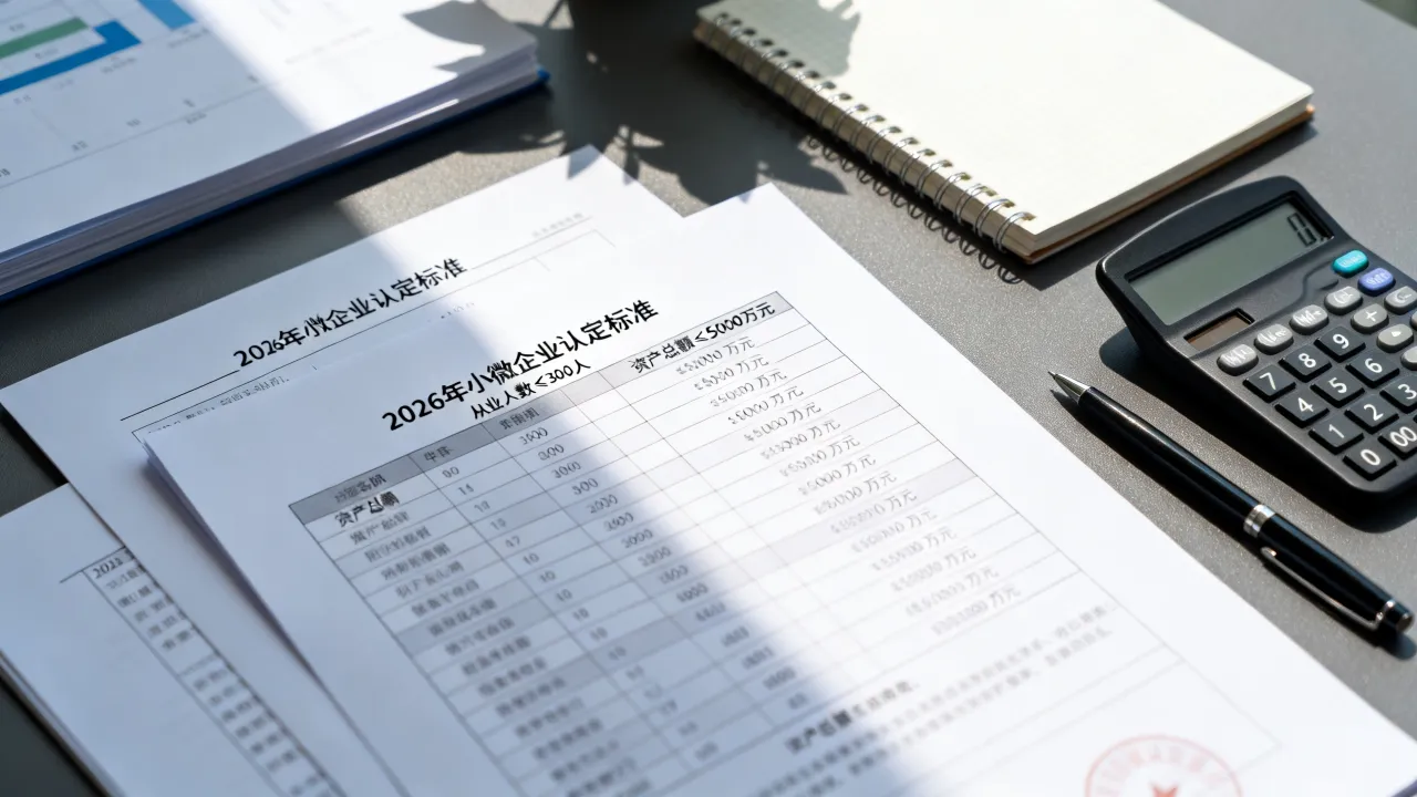 如何界定小微企业，2026年小微企业认定标准是什么？