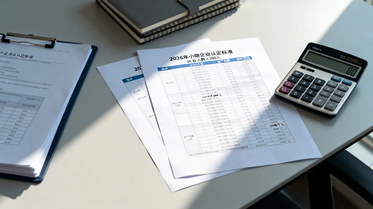 如何界定小微企业,2026年小微企业认定标准是什么?-图3 如何界定小微企业,2026年小微企业认定标准是什么?-图3