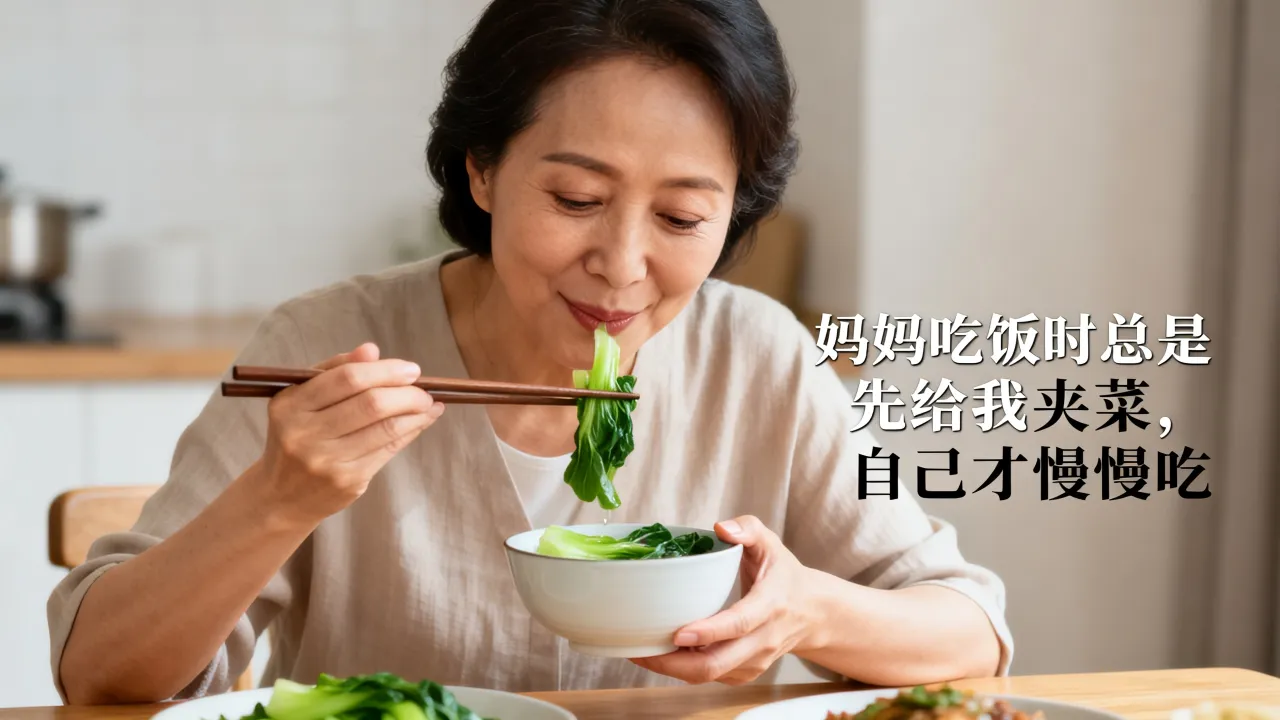 妈妈怎么吃饭,小学生作文怎么写妈妈吃饭的动作细节?