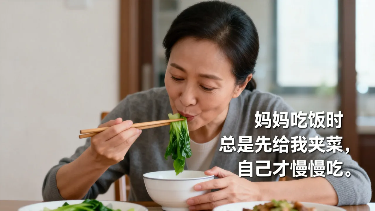 妈妈怎么吃饭,小学生作文怎么写妈妈吃饭的动作细节?-图2 妈妈怎么吃饭,小学生作文怎么写妈妈吃饭的动作细节?-图2