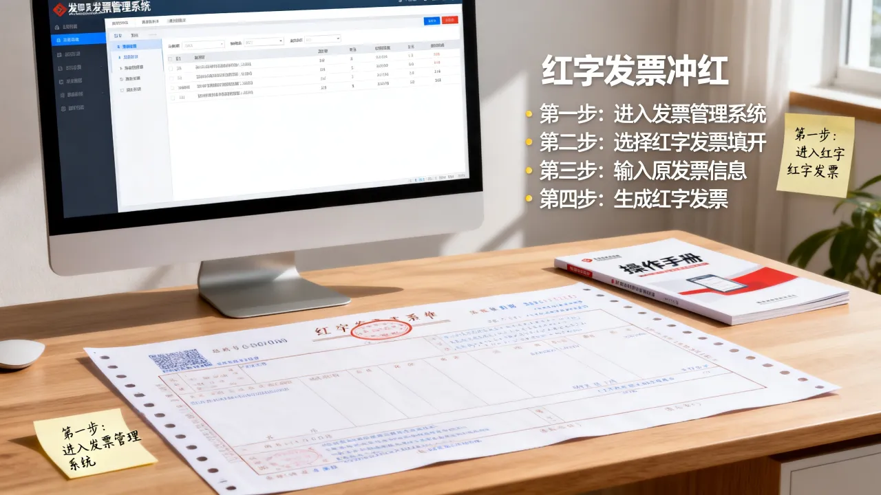 红字发票如何冲红，红字发票冲红的具体操作流程是什么