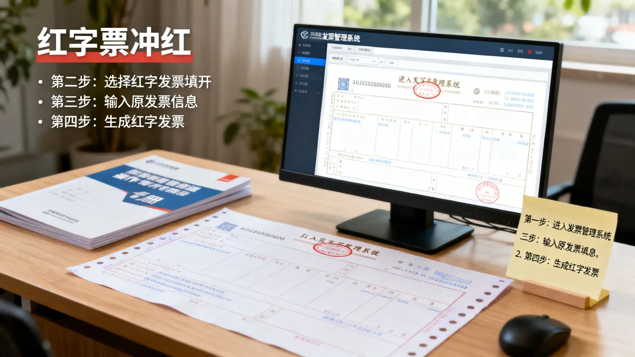 红字发票如何冲红,红字发票冲红的具体操作流程是什么-图3 红字发票如何冲红,红字发票冲红的具体操作流程是什么-图3