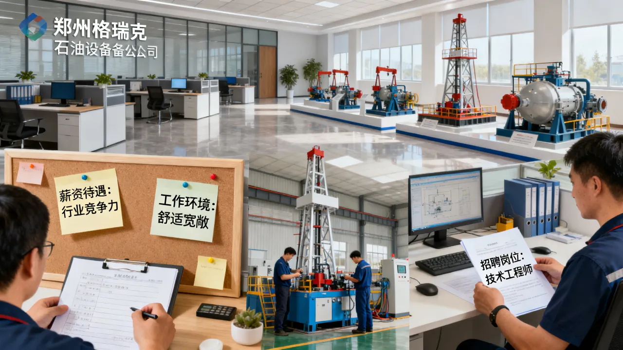 郑州格瑞克石油设备招聘怎么样?薪资待遇和工作环境好不好?