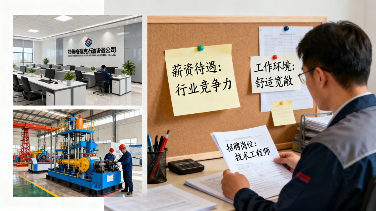 郑州格瑞克石油设备招聘怎么样?薪资待遇和工作环境好不好?-图3 郑州格瑞克石油设备招聘怎么样?薪资待遇和工作环境好不好?-图3