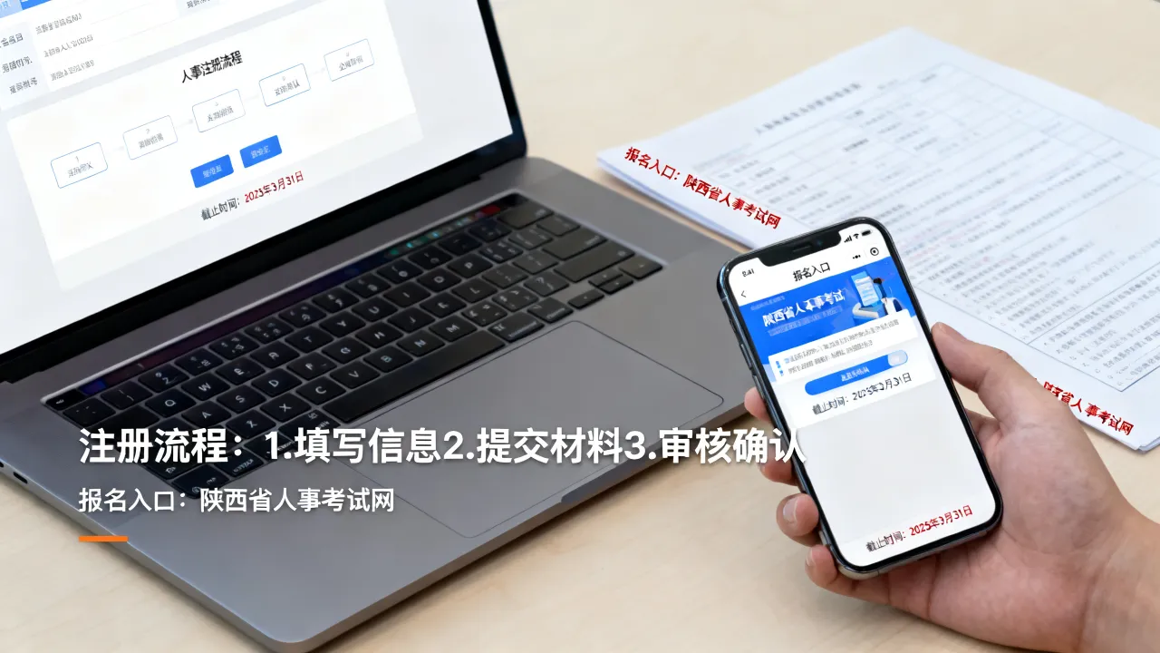 陕西省人事注册流程是什么,报名入口和截止时间在哪查询?
