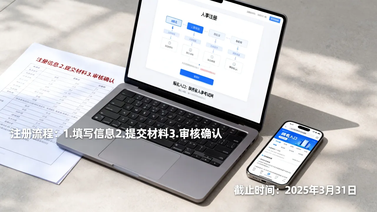 陕西省人事注册流程是什么,报名入口和截止时间在哪查询?-图2 陕西省人事注册流程是什么,报名入口和截止时间在哪查询?-图2