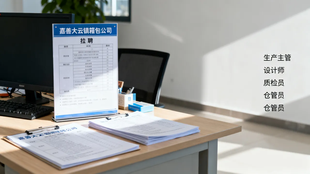 嘉善大云镇箱包公司招聘有哪些岗位?招聘信息大全-图2 嘉善大云镇箱包公司招聘有哪些岗位?招聘信息大全-图2