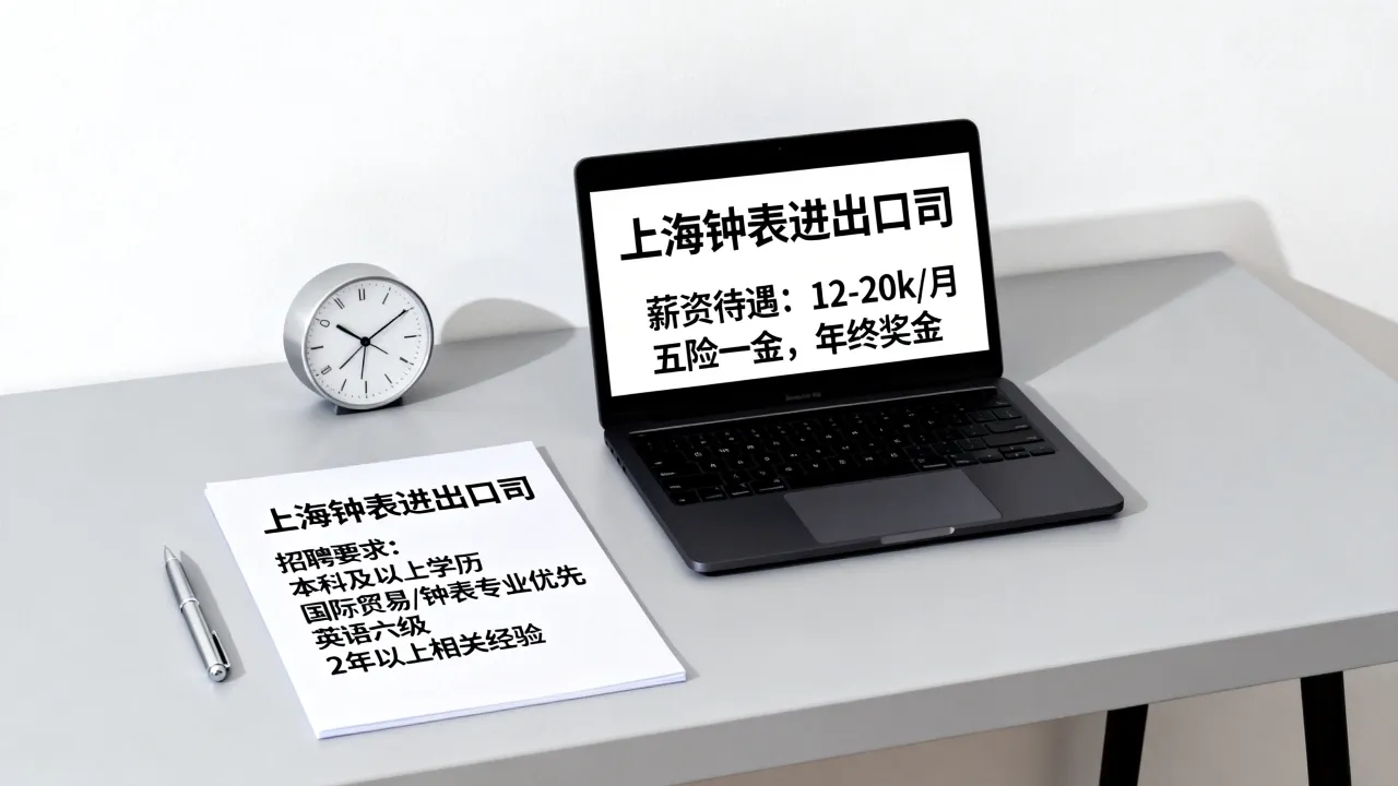 上海钟表进出口公司招聘要求高吗?薪资待遇如何?-图3 上海钟表进出口公司招聘要求高吗?薪资待遇如何?-图3
