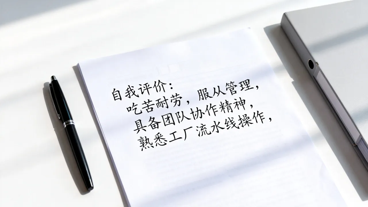 进厂简历怎么写好,进厂简历自我评价怎么写?