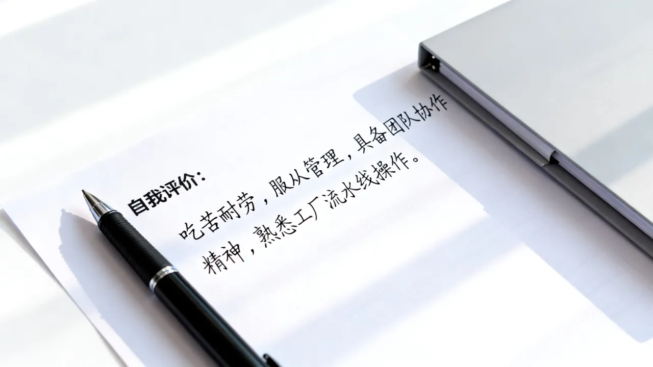 进厂简历怎么写好,进厂简历自我评价怎么写?-图2 进厂简历怎么写好,进厂简历自我评价怎么写?-图2