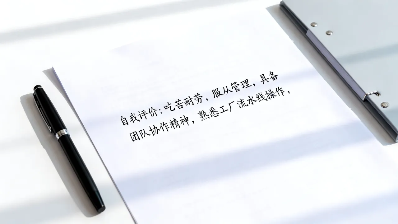 进厂简历怎么写好,进厂简历自我评价怎么写?-图3 进厂简历怎么写好,进厂简历自我评价怎么写?-图3